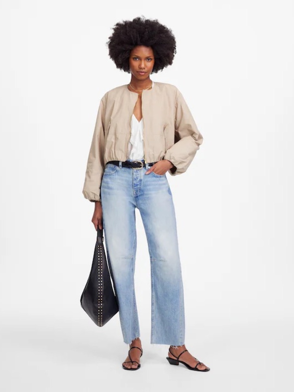 Madewell - Darted Barrel Leg Jean